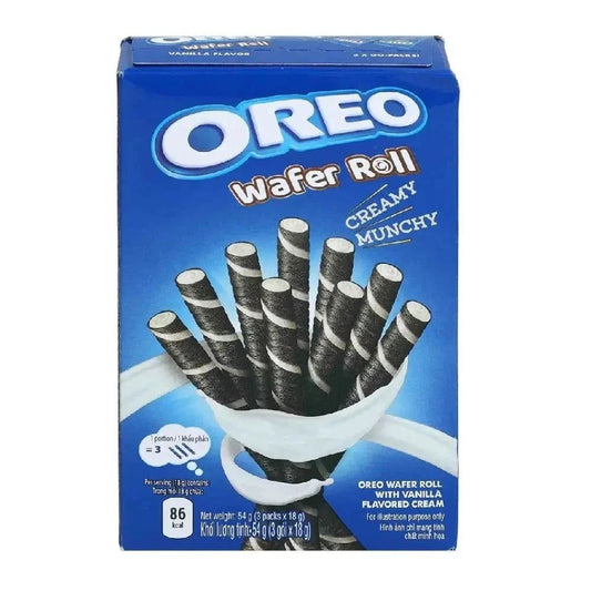 Oreo Waffelrolle mit Vanillegeschmack - 54g