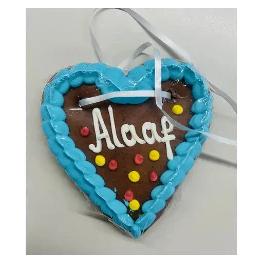 Pahna Lebkuchen Alaaf Herzen am Band sortiert 10 Stück á 60g candytoys.ch Switzerland
