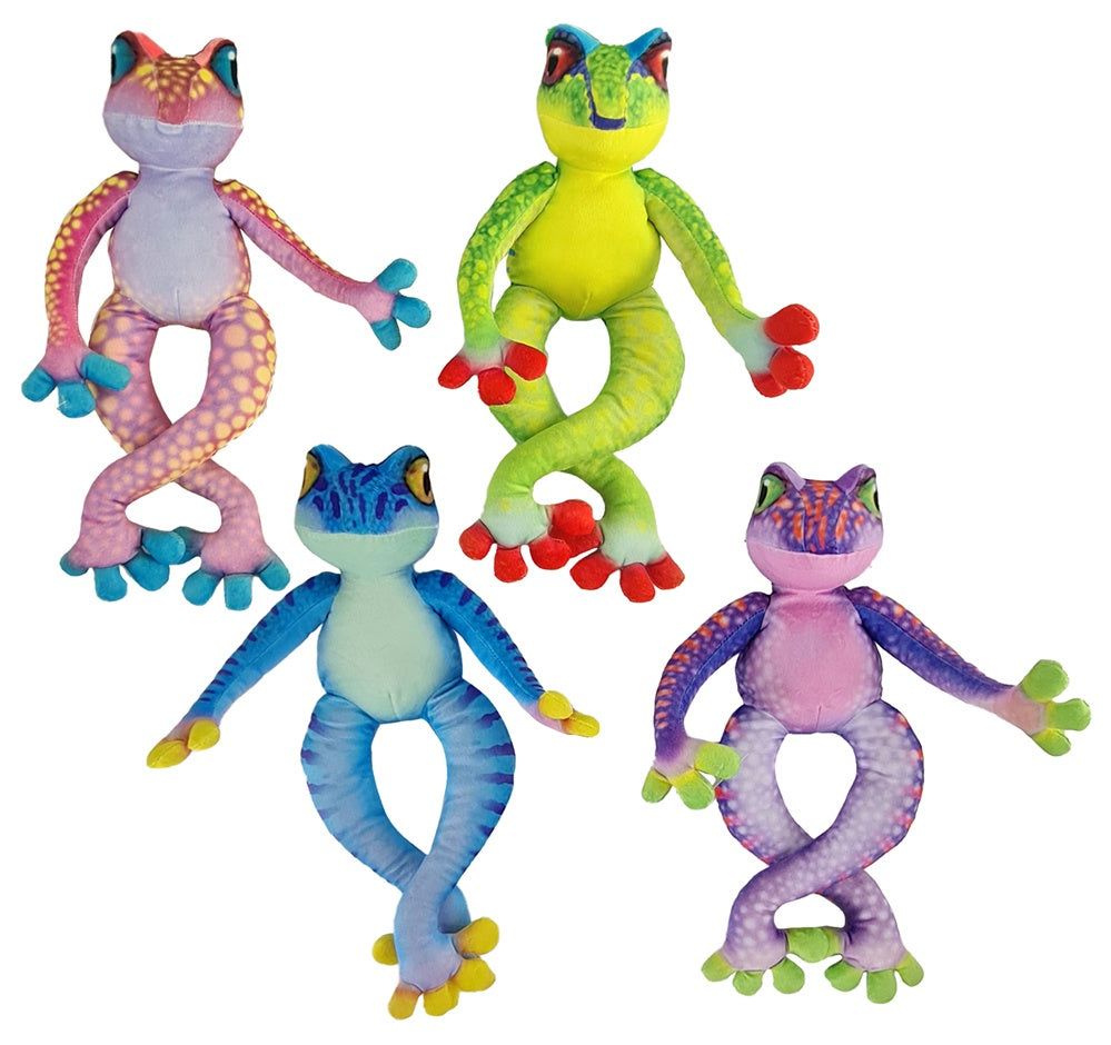 PL 4-farbig sortierte Frosch-Spielzeuge, ca. 47 cm, 4 Stück