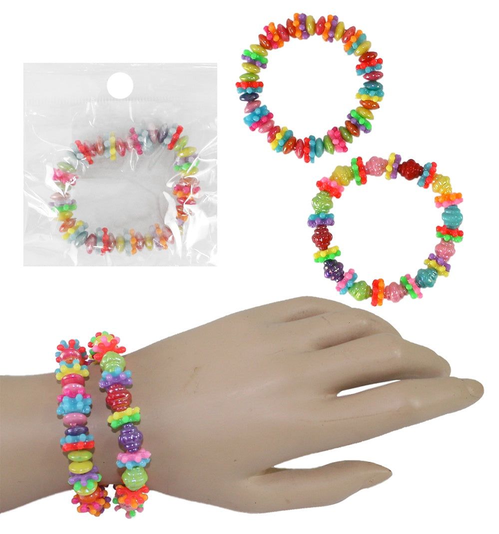 PL Armband 2-fach sortiert ca 5,5cm Durchmesser