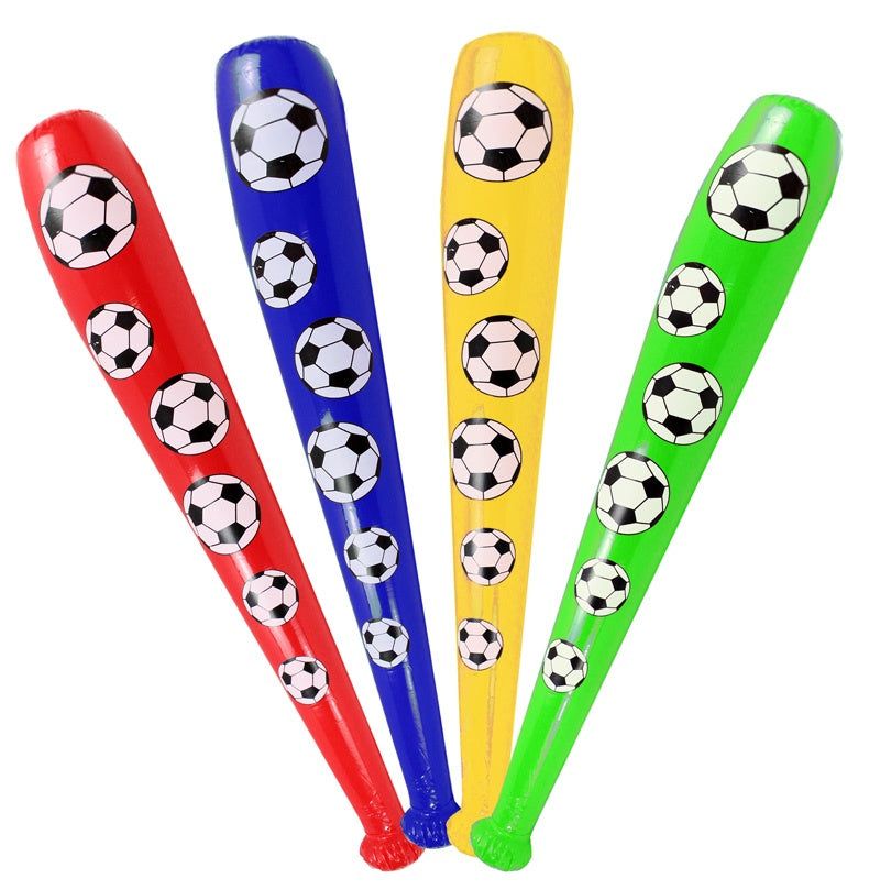 PL Aufblasbare Fußballkeule, 4 Farben, ca. 85 cm, sortiert candytoys.ch Switzerland