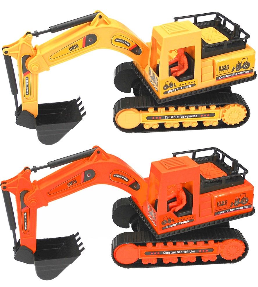 PL Bagger - Baufahrzeug 2-farbig sortiert - ca 25cm