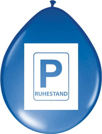 PL Ballons 8 Stück Latex Ballon ,Ruhestand, - ca 30cm candytoys.ch Switzerland