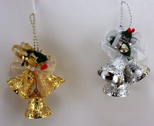 PL Baumschmuck '3 Weihnachtsglocken' ca 16x11 cm RESTPOSTEN candytoys.ch Switzerland