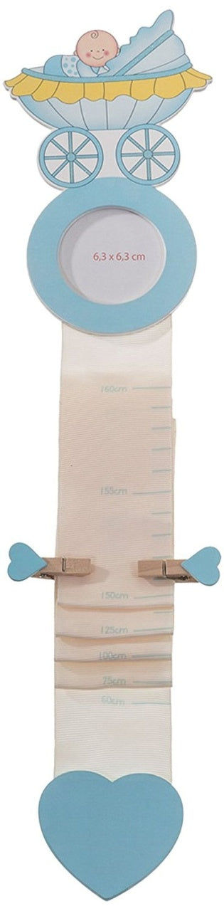 PL Bieco Stoffmesslatte blau ca 186cm - Skala von 60 bis 160 cm candytoys.ch Switzerland