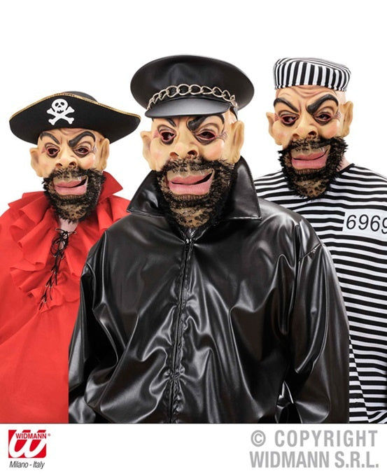 PL Charakter Maske mit Bart candytoys.ch Switzerland