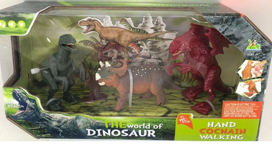 PL Dinoset mit aufziebarem Dino in Box ca 28x8x13cm candytoys.ch Switzerland