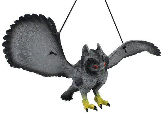 PL Eule aus Gummi ca 46cm candytoys.ch Switzerland