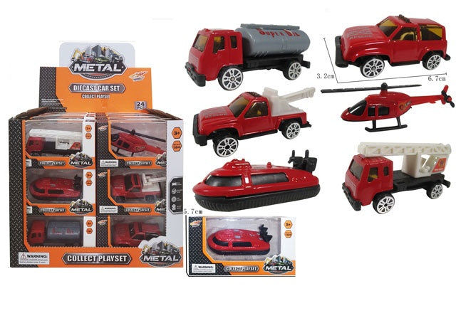 PL Fahrzeuge Metall 6 fach-sortiert candytoys.ch Switzerland