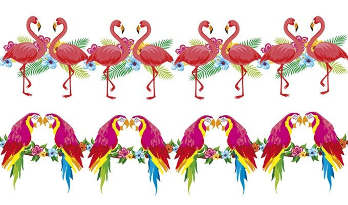 PL Girlande - Hawaii 2-fach sortiert - ca 3 meter Preis für 1 Girlande candytoys.ch Switzerland
