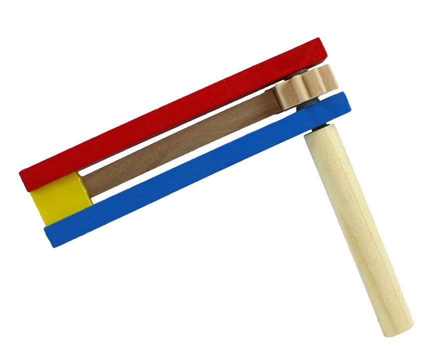 PL Holzratsche bunt ca 13 cm