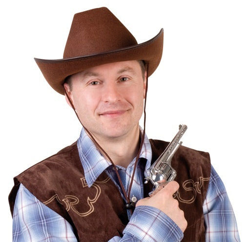 PL Hut - Cowboyhut Filz braun candytoys.ch Switzerland