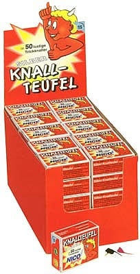 PL Knallteufel in 50 er Faltschachtel candytoys.ch Switzerland