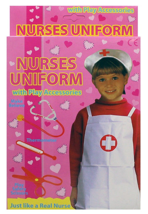 PL Krankenschwester Kittel, Haube und Zubehör in Box candytoys.ch Switzerland
