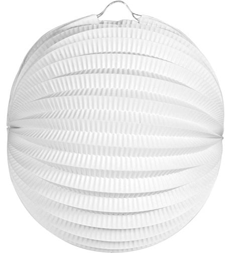 PL Lampion weiß rund ca 22cm candytoys.ch Switzerland