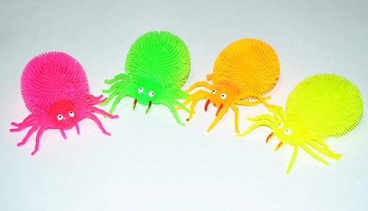 PL Leuchtspinne 4-fach sortiert ca 9 cm candytoys.ch Switzerland