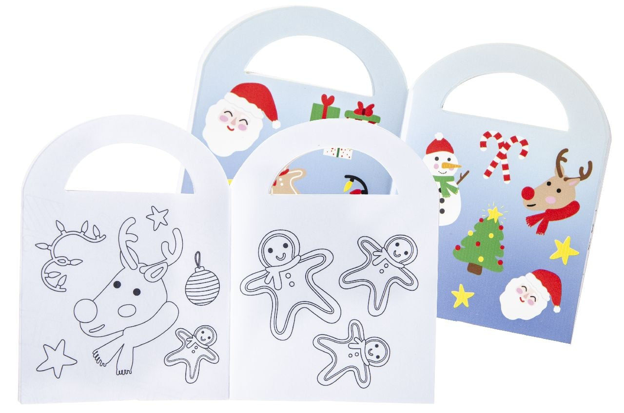 PL Malbuch mit Aufklebern Weihnachtsmotiv candytoys.ch Switzerland