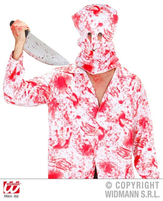 PL Maske - Horrorkapuzenmaske blutig candytoys.ch Switzerland