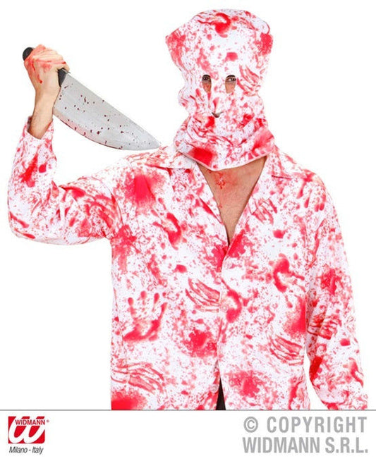 PL Maske - Horrorkapuzenmaske blutig candytoys.ch Switzerland