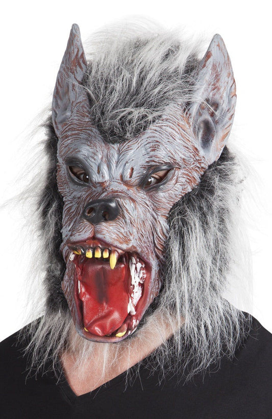 PL Maske Werwolf mit Fell - aus Latex candytoys.ch Switzerland
