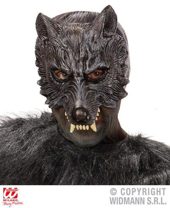 PL Maske Wolf kinnlos Latexschaum candytoys.ch Switzerland