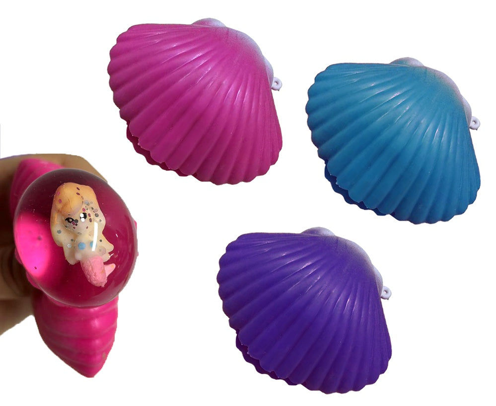 PL Muschel Squishy ca 9x7x5cm 1 Stück