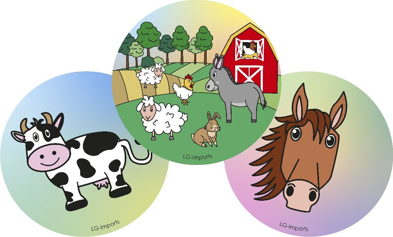 PL Notizbuch Motiv Bauernhoftiere Ø ca 8 cm candytoys.ch Switzerland