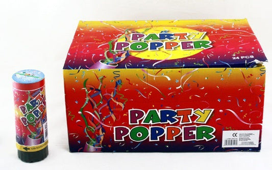 PL Party Popper ca 110 x 40 mm- im Display verpackt candytoys.ch Switzerland