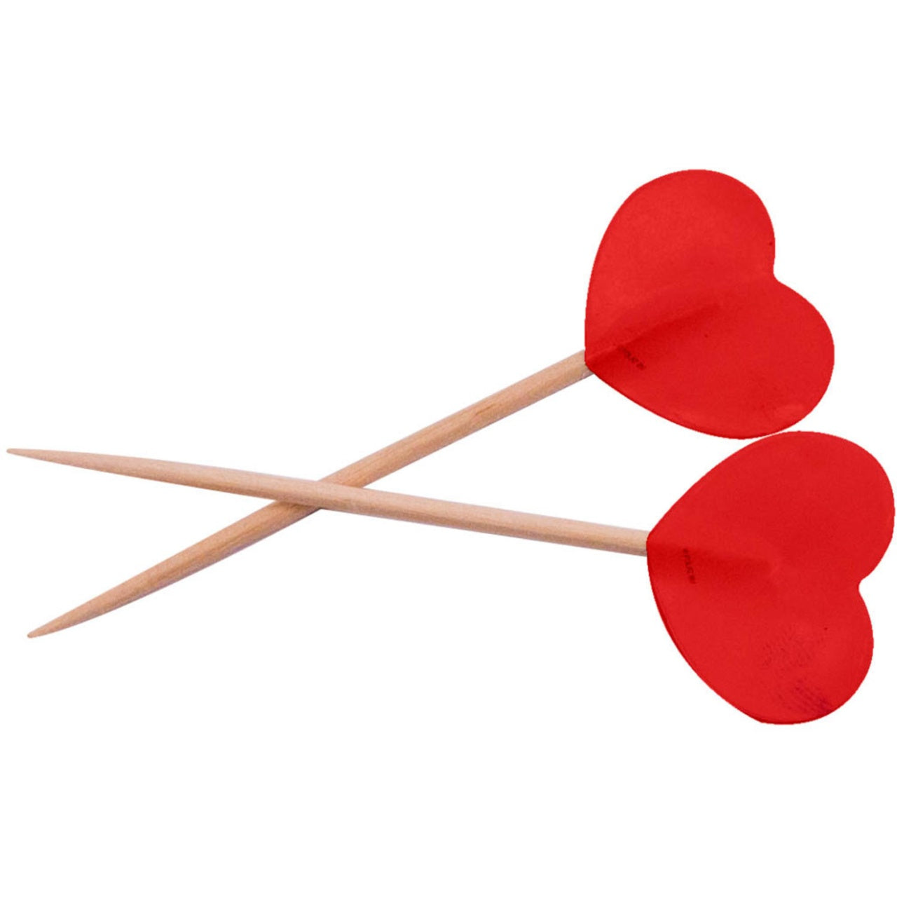 PL Picker Herz rot - 50 Stück im Beutel - ca 7cm candytoys.ch Switzerland