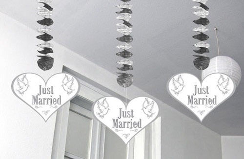 PL Rotorspiralen - Just Married 3Stk - ca 75cm candytoys.ch Switzerland