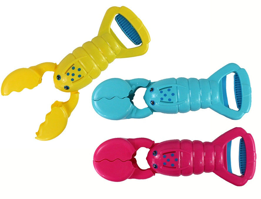 PL Sandspielzeug Greifer Krabbe, 3-farbig sortiert ca 34 cm candytoys.ch Switzerland