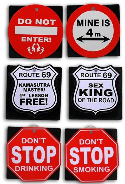 PL Schild - Verkehrsschild sortiert ca 14x14cm candytoys.ch Switzerland