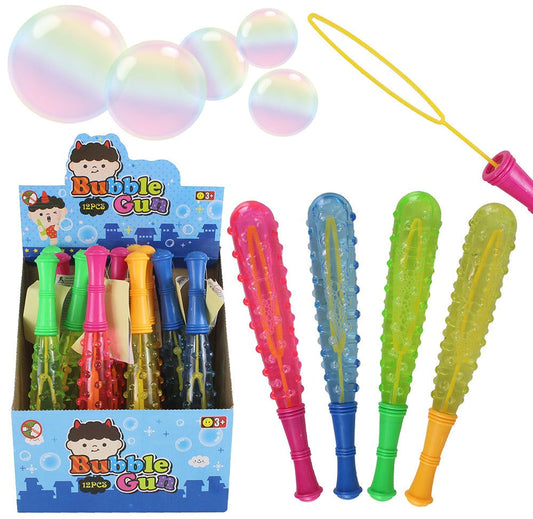 PL Seifenblasenstab Keule ca 250 ml! 4 Farben sort - ca 31 cm candytoys.ch Switzerland