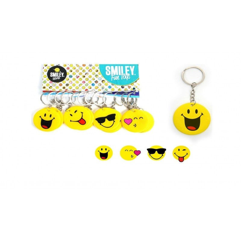 PL Smiley Schlüsselanhänger - ca. 5 cm, fröhliches Design