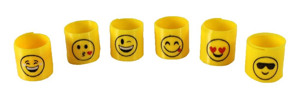 PL Spirale mit Lachgesicht Happy Face ca 3,5x3,5cm