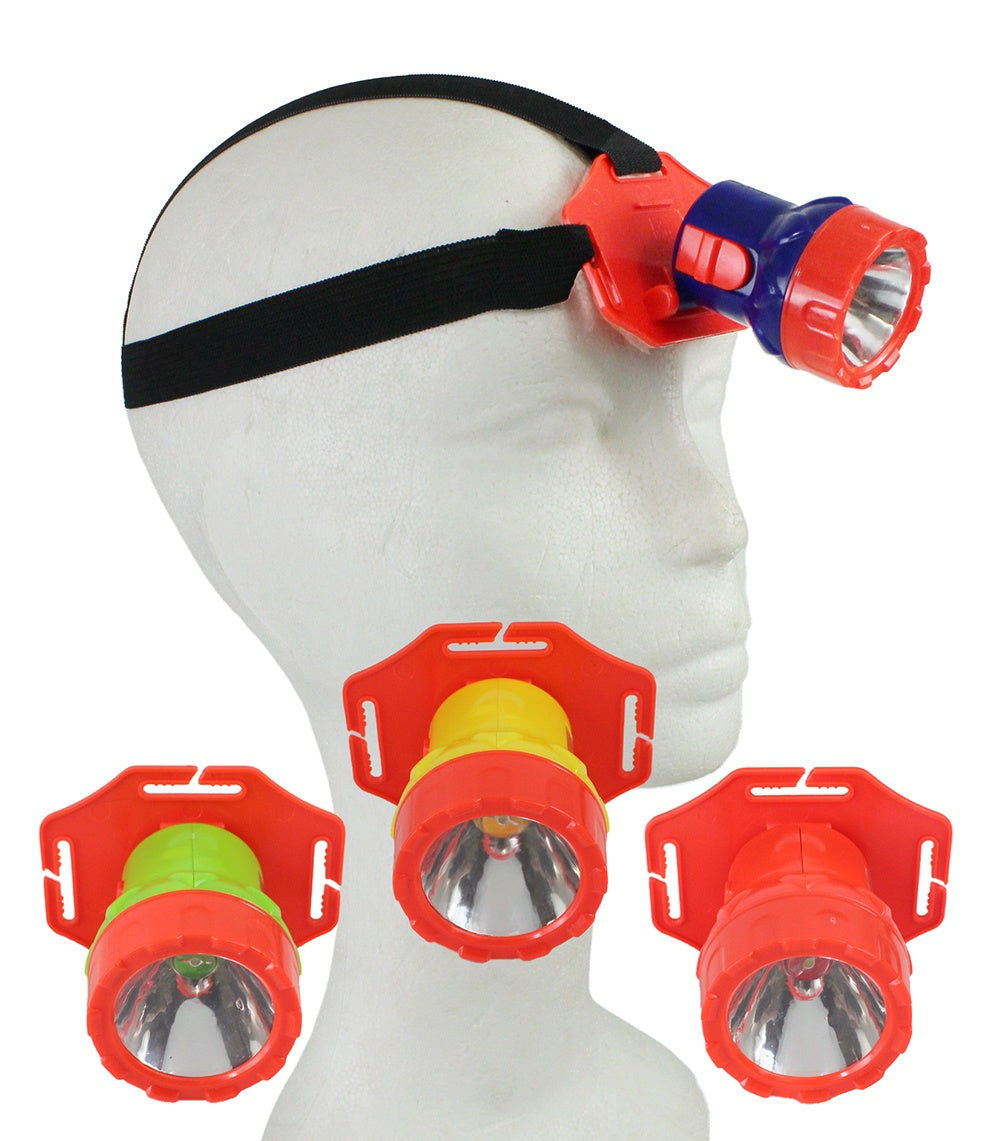 PL Stirnlampe 4-fach sortiert candytoys.ch Switzerland