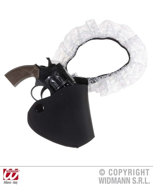 PL Strumpfband mit Pistolenhalter und Pistole candytoys.ch Switzerland