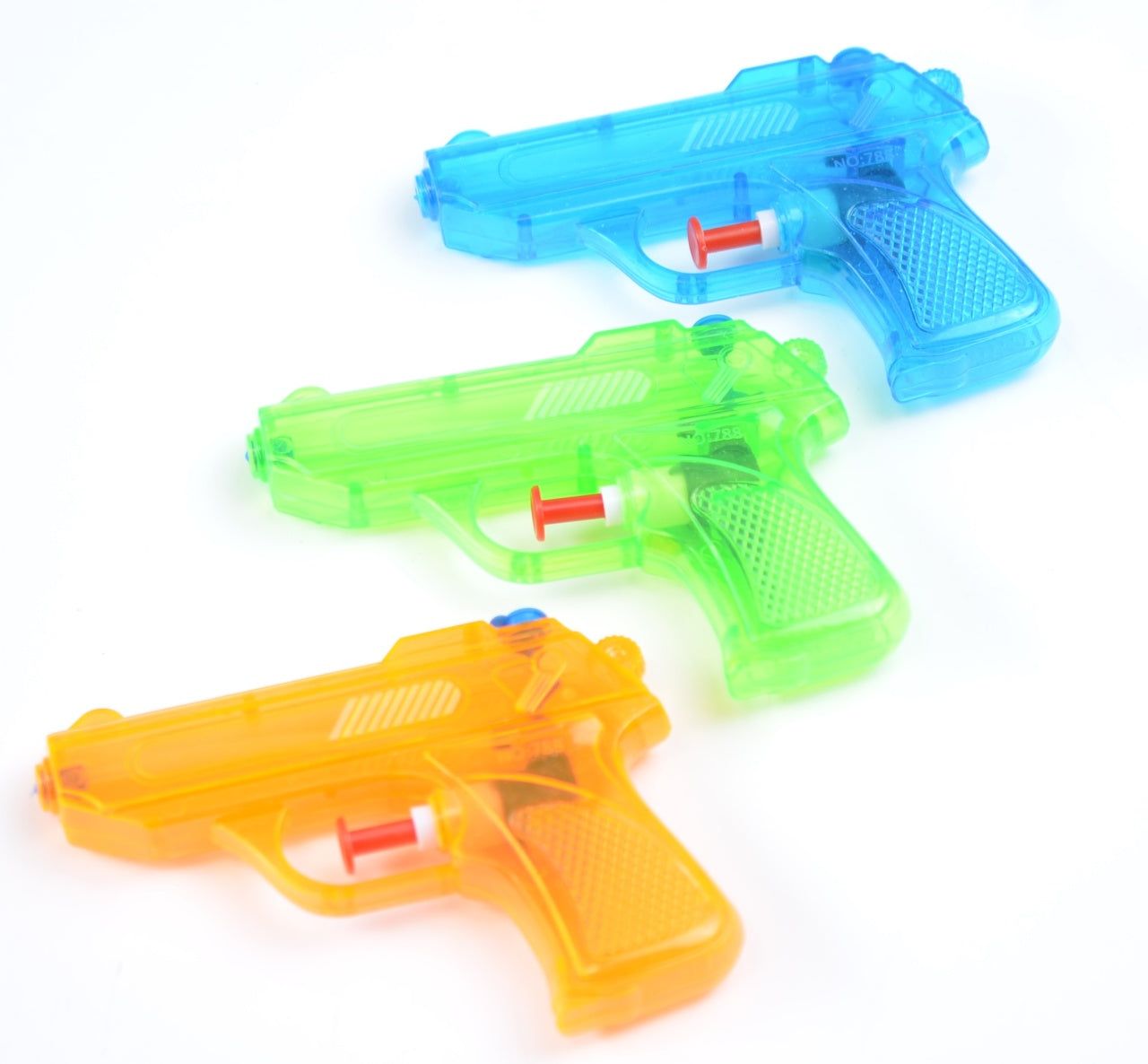 PL Transparente Wasserpistole in 3 Farben, ideal für den Sommer Spaß