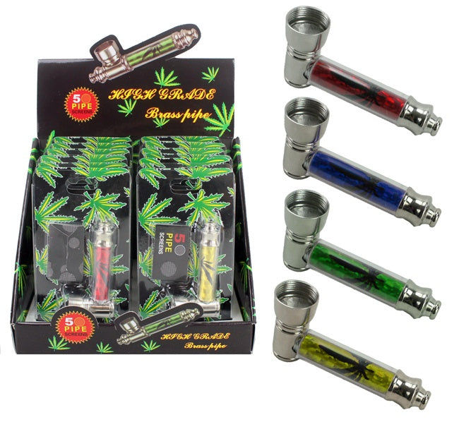 PL Wasser Pfeife mit Siebchen 4-fach sortiert - ca 7cm candytoys.ch Switzerland