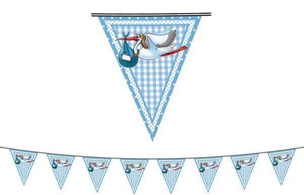 PL Wimpelkette Storch Junge - 10m candytoys.ch Switzerland