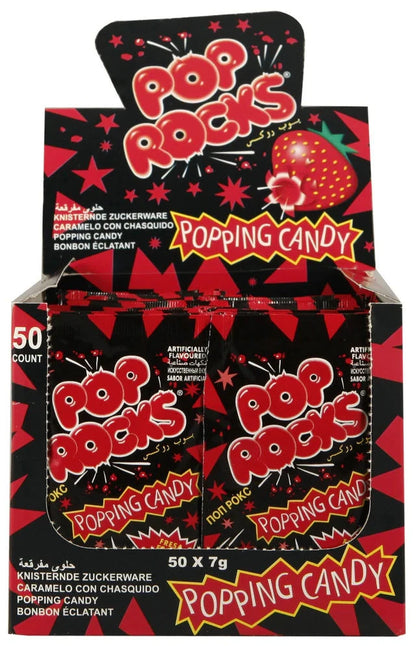 Pop Rocks Knisterzucker Erdbeere, 1er Pack (1 x 7 g)