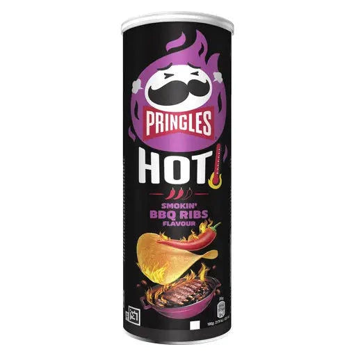 Pringles Pringles Hot Smoking BBQ Ribs 160g candytoys.ch Switzerland