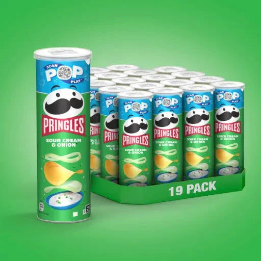 Pringles Pringles Sour Cream & Onion 19x165g im Karton candytoys.ch Switzerland