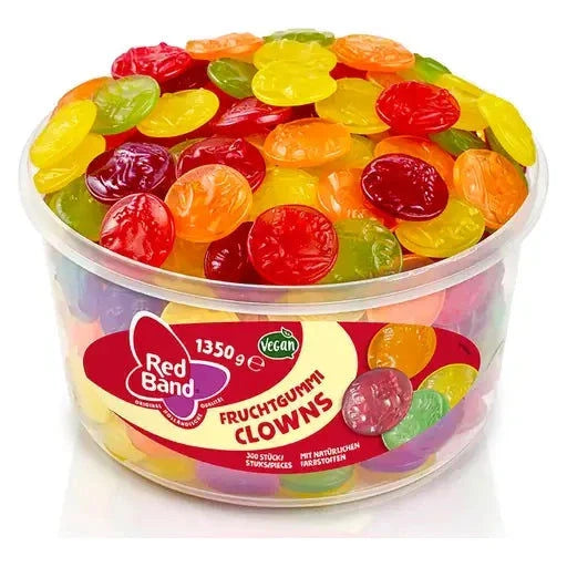 Red Band Red Band Fruchtgummi Clowns 300 Stück in der Dose candytoys.ch Switzerland