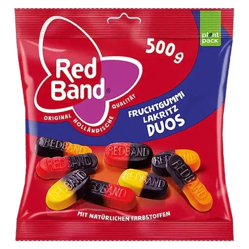 Red Band Red Band Fruchtgummi Lakritz Duos 500g im Beutel candytoys.ch Switzerland