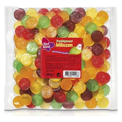 Red Band Red Band Fruchtgummi Münzen 500g im Beutel candytoys.ch Switzerland