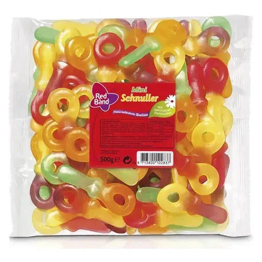 Red Band Red Band Fruchtgummi Schnuller Minis 500g im Beutel candytoys.ch Switzerland
