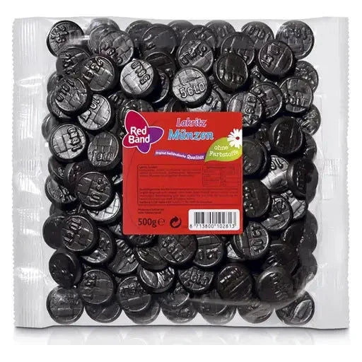 Red Band Red Band Lakritz Münzen 500g im Beutel candytoys.ch Switzerland
