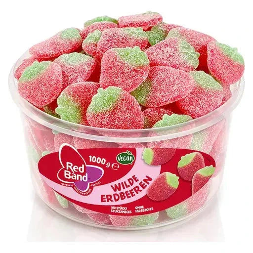 Red Band Red Band Wilde Erdbeeren 100 Stück in der Dose candytoys.ch Switzerland