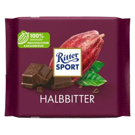 Ritter Sport Ritter Sport Halbbitter 100g candytoys.ch Switzerland